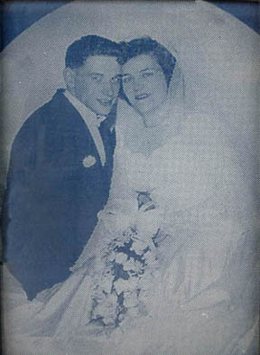 Etched Wedding Photograph